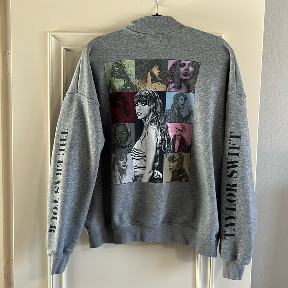 Taylor Swift Eras Tour Pullover Zip Sweatshirt